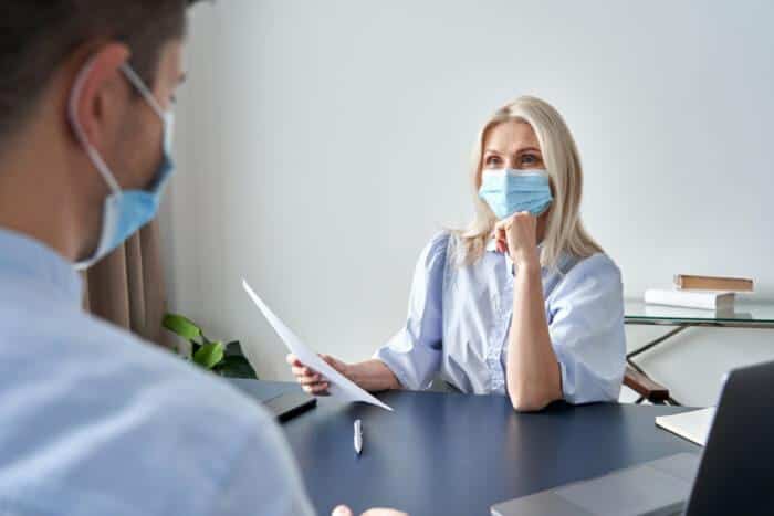 nurse interviewing 