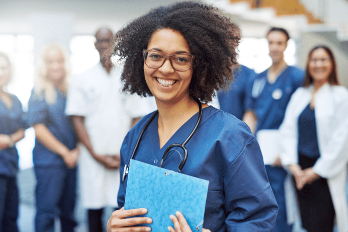 happy nurse